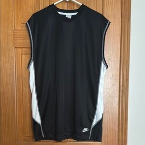 Nike Men’s Muscle Tank Tee Shirt Basketball XXL Black White